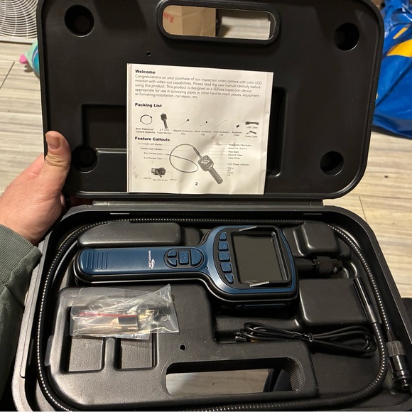 2.7" Color LCD Monitor with 9mm Camera - Black - Picture 12 of 13